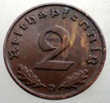 2.888 GERMANIA 2 REICHSPFENNIG 1938 D