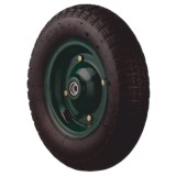 Cumpara ieftin Roata cu camera pentru roaba, verde, 350 mm x 7&quot;