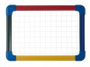 Tabla scolara matematica/velin A3 cu rama culor Bi-Silque