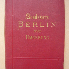 BAEDEKERS - BERLIN UND UMGHEBUNG - 1921