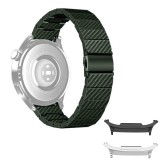 Curea polimer compatibila cu Samsung Galaxy Watch8 Classic 46mm, Carbon Green