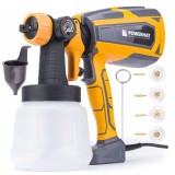 Pistol pentru vopsit electric, 600 W 4 duze 1, 1.8, 2.0, 2.5 mm, Powermat
