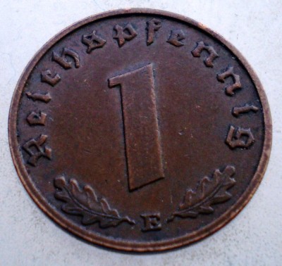 2.731 GERMANIA 1 REICHSPFENNIG 1938 E foto