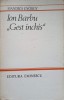 Ion Barbu: Gest Inchis - Analiza Univers Semantic Joc Secund, Gyorgy Mandics, Editura Eminescu 1984, Biografii, Carte Romana