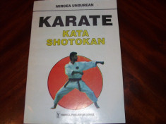 KARATE KATA SHOTOKAN ( rara, cu ilustratii si figuri explicative ) * foto