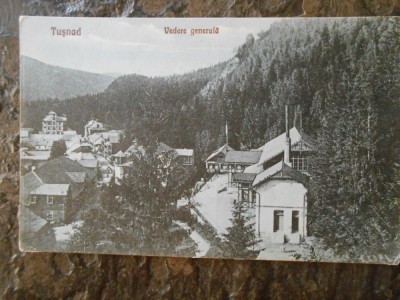 Carte postala Tusnad, Vedere generala, necirc., foto Oscar Adler Bv. stare buna foto