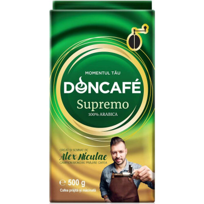Cafea Macinata Doncafe Supremo, 500 g, Doncafe Supremo Cafea Macinata, Cafea Macinata Arabica Doncafe Supremo, Cafea Arabica Doncafe, Cafea Doncafe Su foto