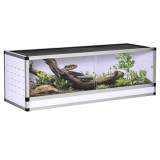PawHut Cutie pentru Reptile din Aluminiu &ndash; Casă Perfectă pentru Reptile și Amfibieni | Aosom Romania