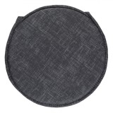 Perna Scaun Rotunda Neagra 38 cm