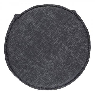Perna Scaun Rotunda Neagra 38 cm foto