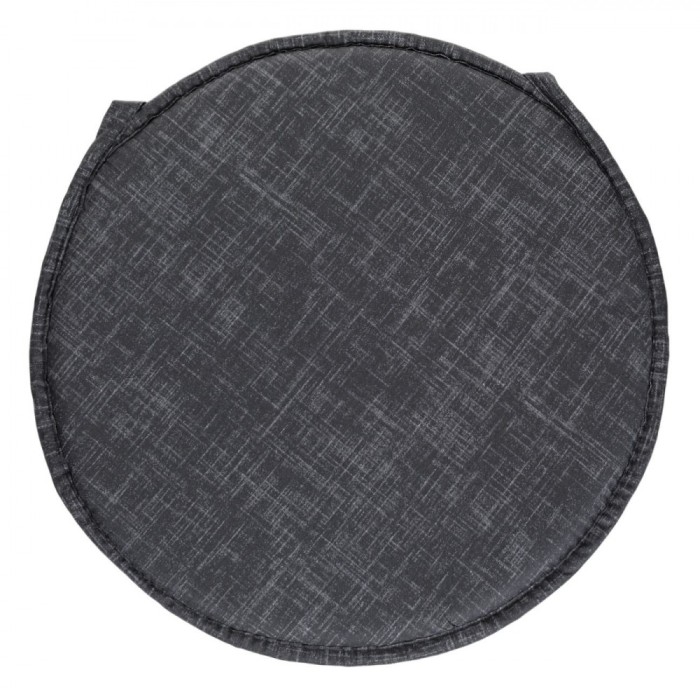 Perna Scaun Rotunda Neagra 38 cm