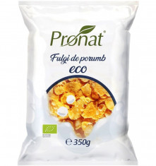 Fulgi de porumb bio, 350g Pronat foto