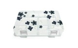 Cutie Snack Melii 8 Compartimente Print Flori Plastic Alimentar Sigur Capacitate 804 ml pentru Copii