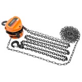 Troliu cu lant 5T, 3 m, compact, rezistent la coroziune, NEO TOOLS