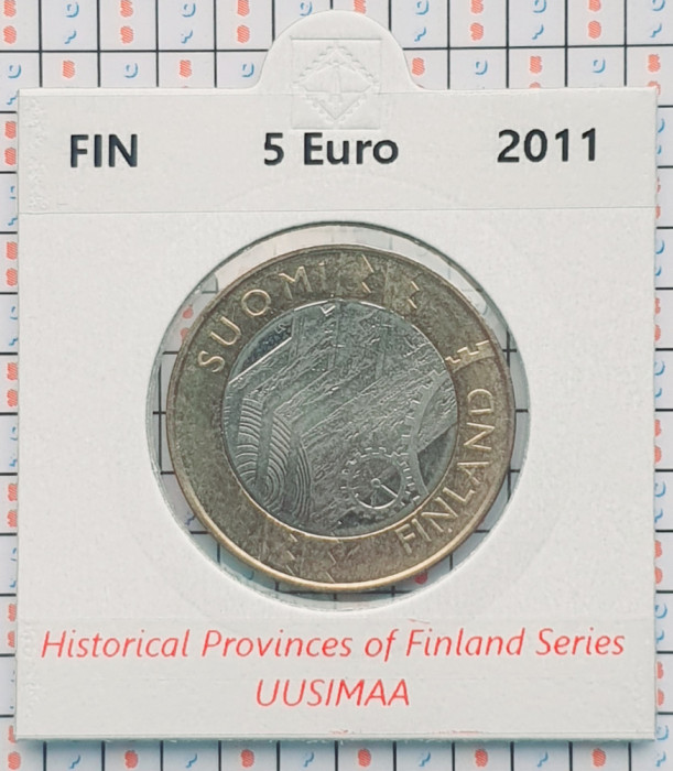 Finlanda 5 euro 2011 - Uusimaa - km 160 - D27901