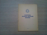 CONSTITUTIA REPUBLICII SOCIALISTE ROMANIA - 1976, 31 p.