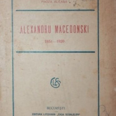 ALEXANDRU MACEDONSKI 1854 - 1920