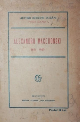 ALEXANDRU MACEDONSKI 1854 - 1920 foto