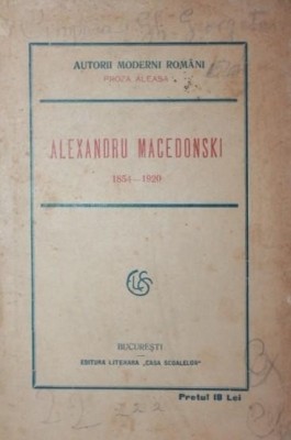 ALEXANDRU MACEDONSKI 1854 - 1920 foto