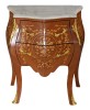 Comoda lemn masiv furniruit cu blat din marmura bej CAT915A, Comode si bufete, Baroc