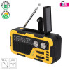 Radio solar hibrid, BT USB SD cu incarcare hibrida, solara sau cu manivela rotativa sau cablu USB, Somogyi