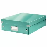 Cutie arhivare carton laminat pliabila cu capac Leitz WOW Click&amp;Store