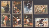 A12 S7 8 - Timbre foarte vechi - Ajman - sporturi olompice - 1972