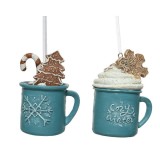 Cumpara ieftin Decoratiune - Mug with Cookie - mai multe modele | Kaemingk