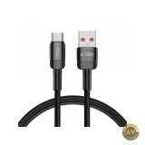 Cablu Date si Incarcare USB-A - USB-C Tech-Protect Ultraboost EVO 100W 1m Negru