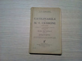 CATILINARELE LUI M. T. CICERONE - D. N. Burileanu - Universul, 1935, 234 p.