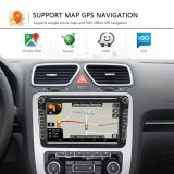 Navigatie GPS Android 8&quot; Dedicata VW Passat B6 B7 Golf 5 6 Tiguan Jetta Polo, 2GB RAM, 32GB ROM, Ecran HD, Mufa Plug&amp;Play