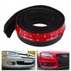 Protectie Spoiler Bara Fata/Spate Cauciuc Universal 2.5m Negru/Rosu - Prelungire Tuning Auto Exterior
