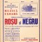 HST A463 Afiș Pitești concert formația Roșu și Negru Rom&acirc;nia comunistă