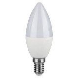 Cumpara ieftin Bec LED E14 C37 4.5W 3000K alb cald, cip samsung