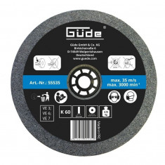 Disc abraziv pentru polizor de banc Gude 55535, O150x20x32 mm, granulatie K60