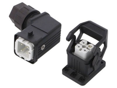 Conector HDC 230V 10A 4 PIN foto