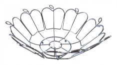 Cos pentru fructe, Argintiu, 26.5 cm, HML38