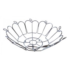 Cos pentru fructe, Argintiu, 26.5 cm, HML38