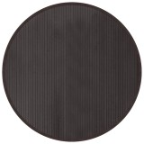 Covor rotund, maro inchis, 100 cm, bambus
