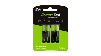 Green Cell 4x baterie AAA HR03 950mAh foto