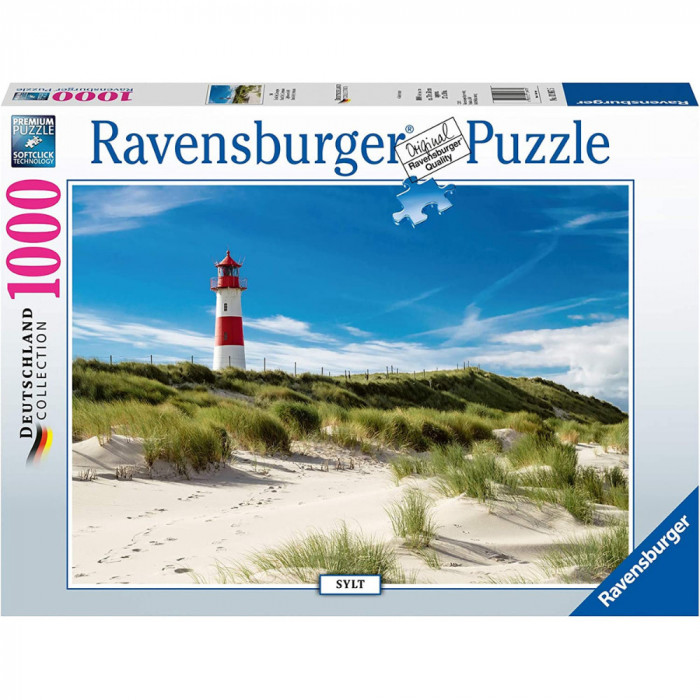 Puzzle Ravensburger &ndash; Farul, 1000 piese, pentru adulti, colectia Germania, imprimare de inalta calitate