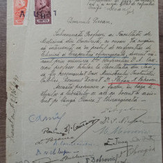 Propunere doctori pt. numirea lui Stefan N. Popescu in post de conferentiar 1931