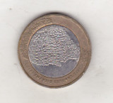 Bnk mnd Marea Britanie Anglia 2 lire 2012 bimetal , Charles Dickens, Europa