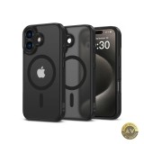 Husa MagSafe pentru Apple iPhone 16 Tech-Protect Magcam Neagra