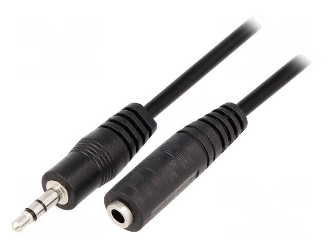 Cablu Audio Jack 3.5mm 1.8m Negru PVC