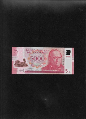 Paraguay 5000 5.000 guaranies 2022 seria03411810 unc foto