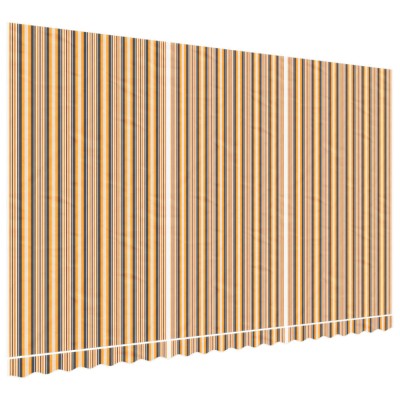 Panza de rezerva copertina, dungi multicolore, 5x3 m foto