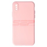 Husa Silicon iPhone XS Roz - Calitate Premium, High Copy Apple