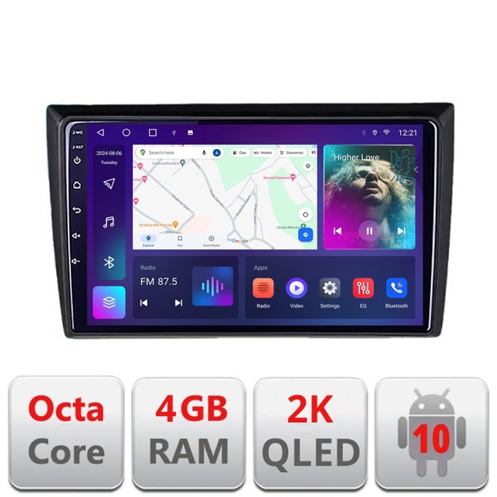 Navigatie VW Beetle 2012-2018 C-beetle Android Octa Core Ecran 2K QLED GPS 4G 4+32GB 360 kit-beetle+EDT-E409-2K CarStore Technology
