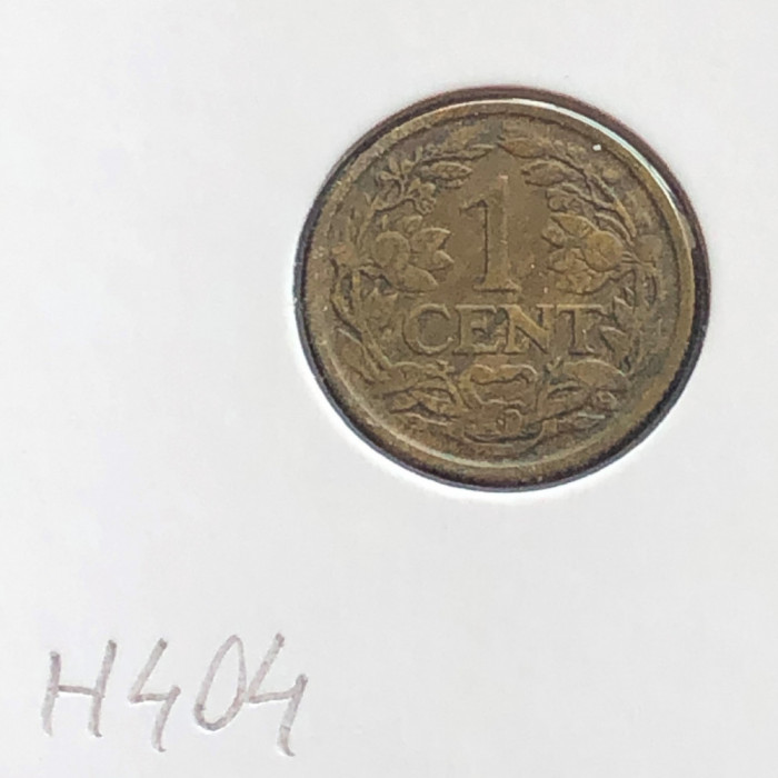 h404 Olanda 1 cent 1918